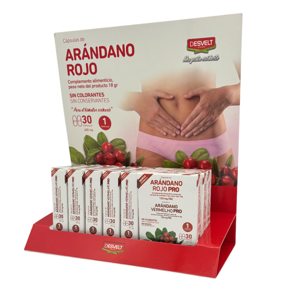 Arándano Rojo 30cap. 600mg Desvelt - Imagen 2