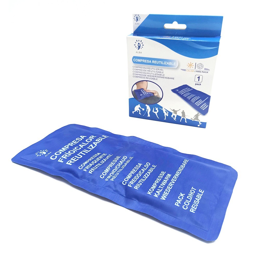 Compresa Reutilizable Frío/Calor Tipo Nylon 13x28 cm. 1 ud